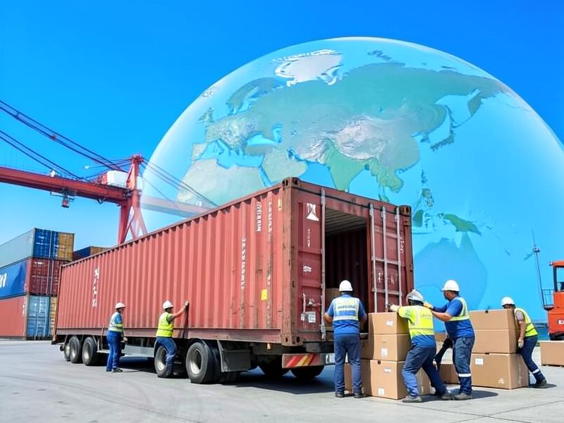 Mudanza internacional desde Panamá: contenedor y carga en puerto